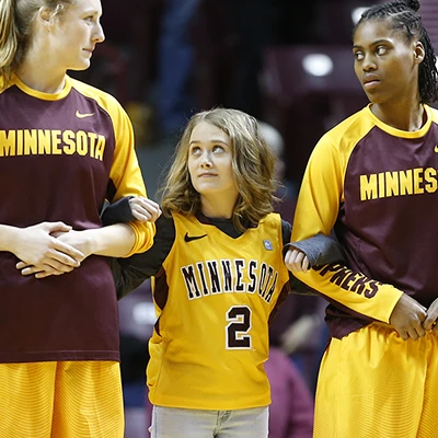Sofia, adopted by UMN Women's Basketball