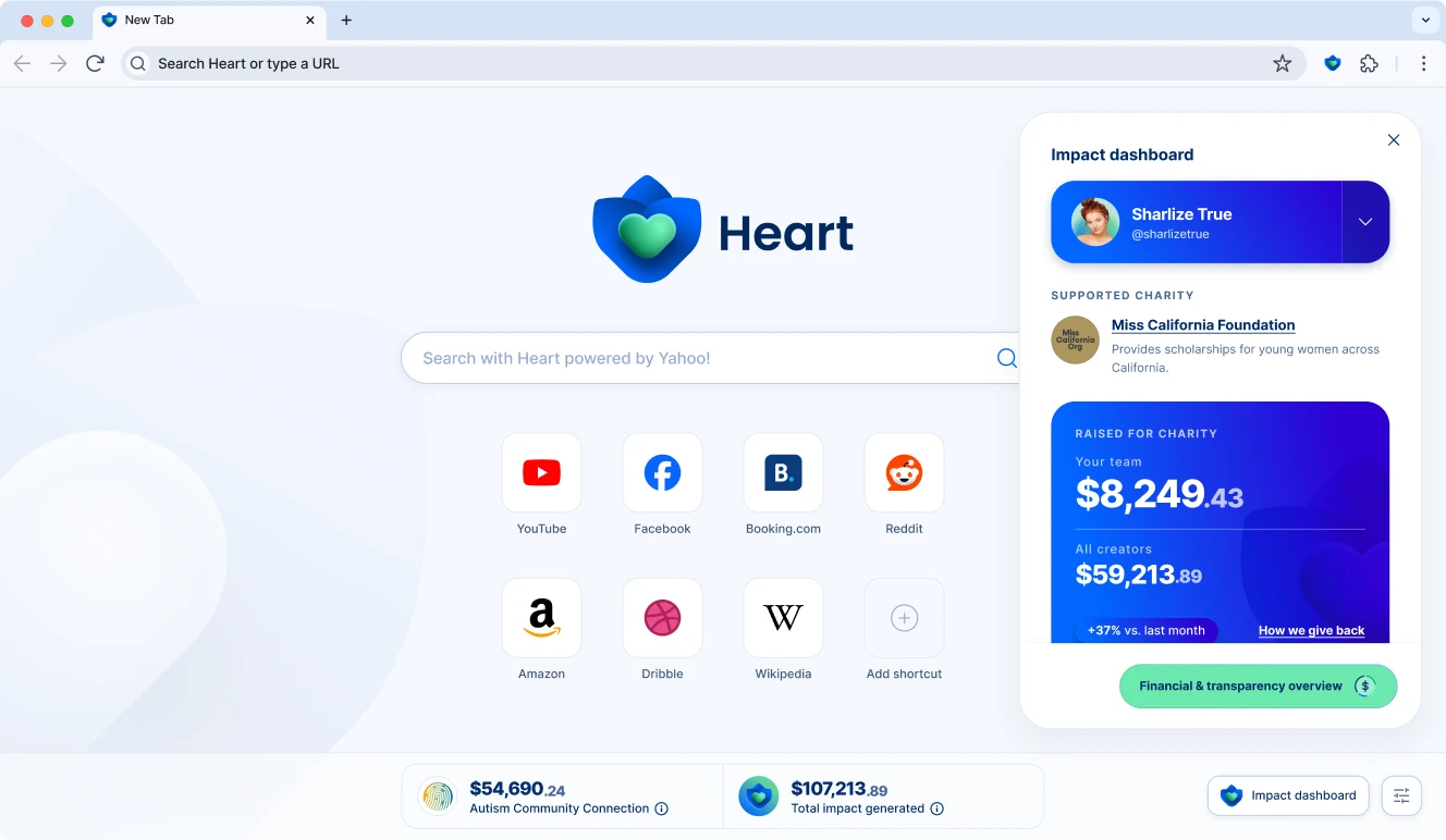 Heart browser for desktop (Windows/Mac)