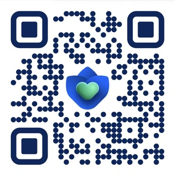 QR code linking to heartbrowser.com